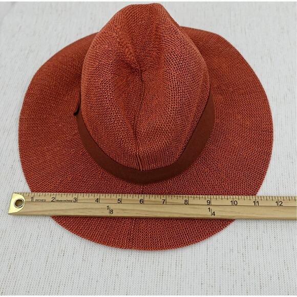 Marcus Adler New York Panama Hat Rust Classic Sun Protection - Picture 8 of 8